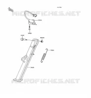 STAND voor Kawasaki KLR600 1993