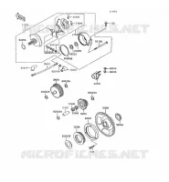 STARTER MOTOR voor Kawasaki KLR600 1993