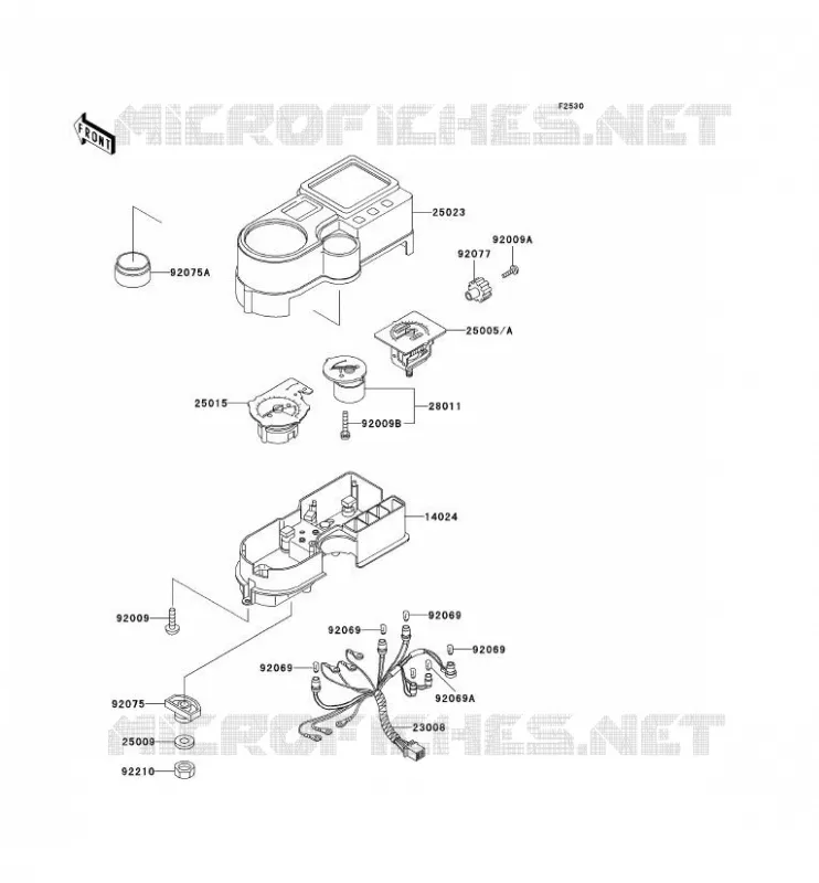 METERS Kawasaki MOTOS 650 2000 KLR650  KL650-A14