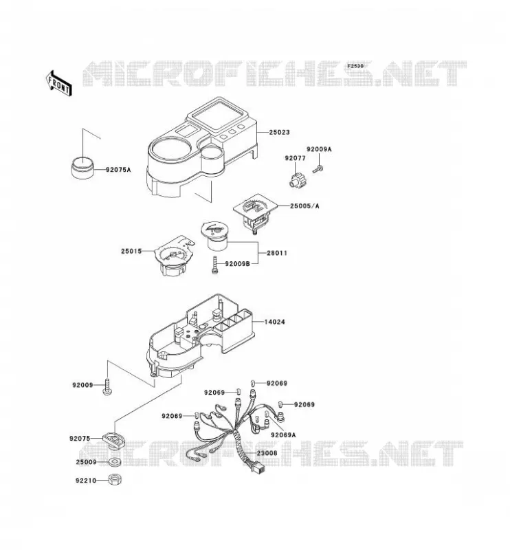 METERS Kawasaki MOTOS 650 2003 KLR650  KL650-A17