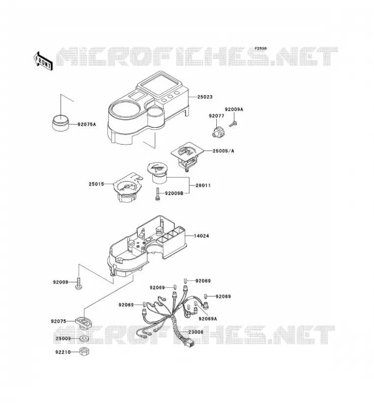 METERS Kawasaki MOTOS 650 2004 KLR650  KL650-A18
