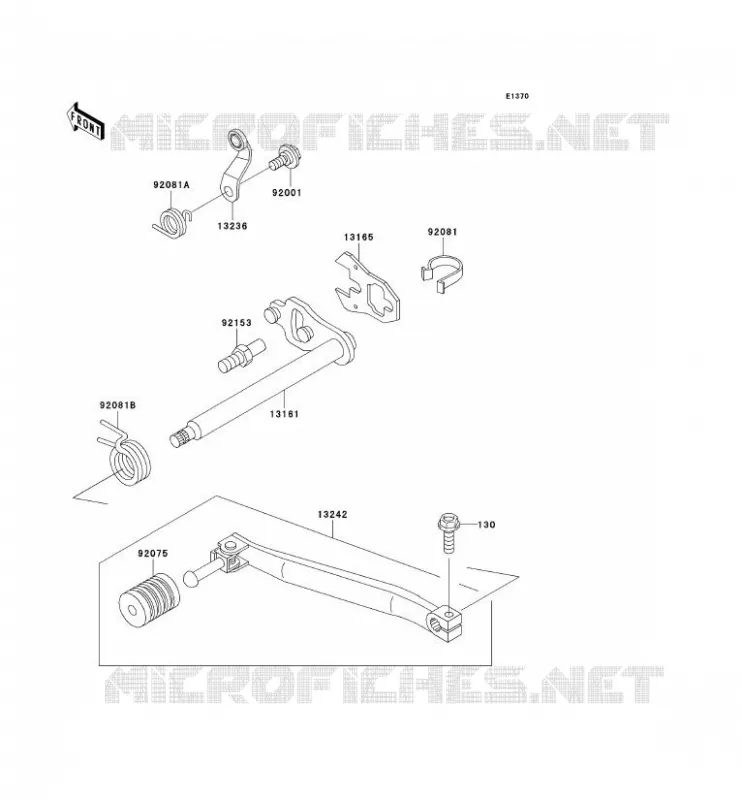 SHIFT Kawasaki MOTOS 650 2004 KLR650  KL650-A18