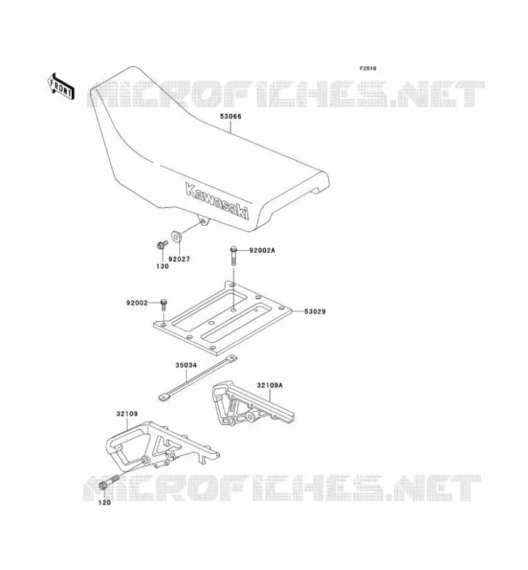SEAT Kawasaki MOTOS 650 2007 KLR650  KL650A7F