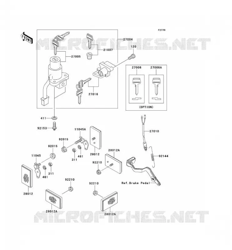 SWITCH Kawasaki MOTOS 650 2007 KLR650  KL650A7F
