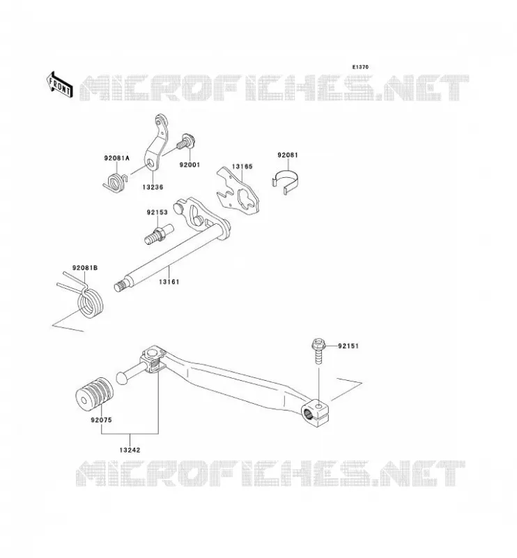 SHIFT Kawasaki MOTOS 650 2008 KLR650  KL650E8F