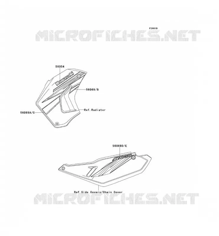STICKER(GRAYSTONE) Kawasaki MOTOS 650 2011 KLR650  KL650EBF