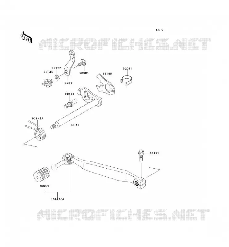 SHIFT Kawasaki MOTOS 650 2012 KLR650  KL650ECF
