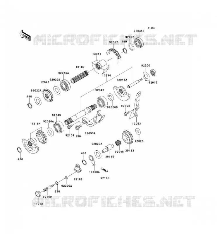 BALANCER Kawasaki MOTOS 650 2012 KLR650  KL650ECF