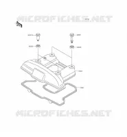 CYLINDER HEAD COVER voor Kawasaki KLR650 2015