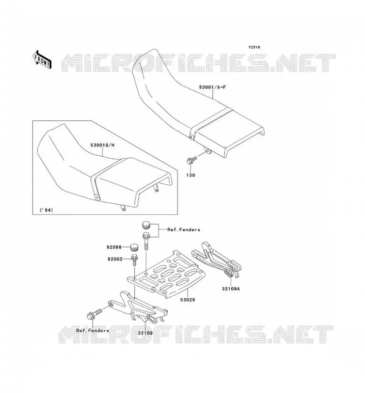 SEAT Kawasaki MOTOS 500 1992 KLE500  KLE500-A2