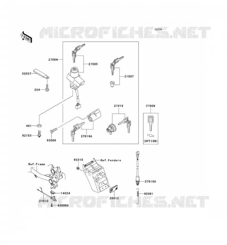 SWITCH Kawasaki MOTOS 500 2006 KLE500  KLE500B6F