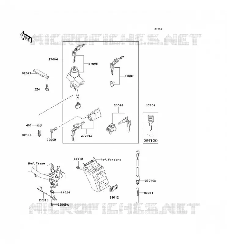 SWITCH Kawasaki MOTOS 500 2007 KLE500  KLE500B7F