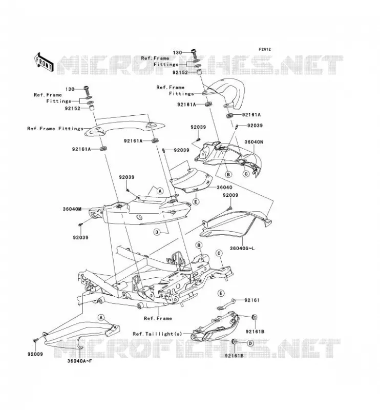SEAT COVER Kawasaki MOTOS 650 2007 VERSYS 650  KLE650A7F