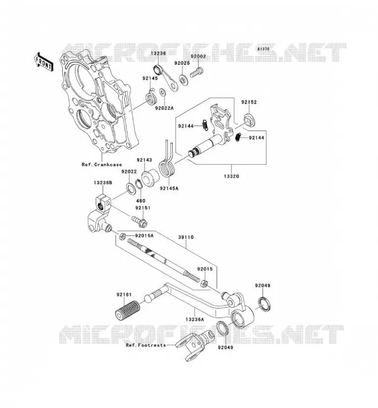 SHIFT Kawasaki MOTOS 650 2007 VERSYS 650  KLE650A7F