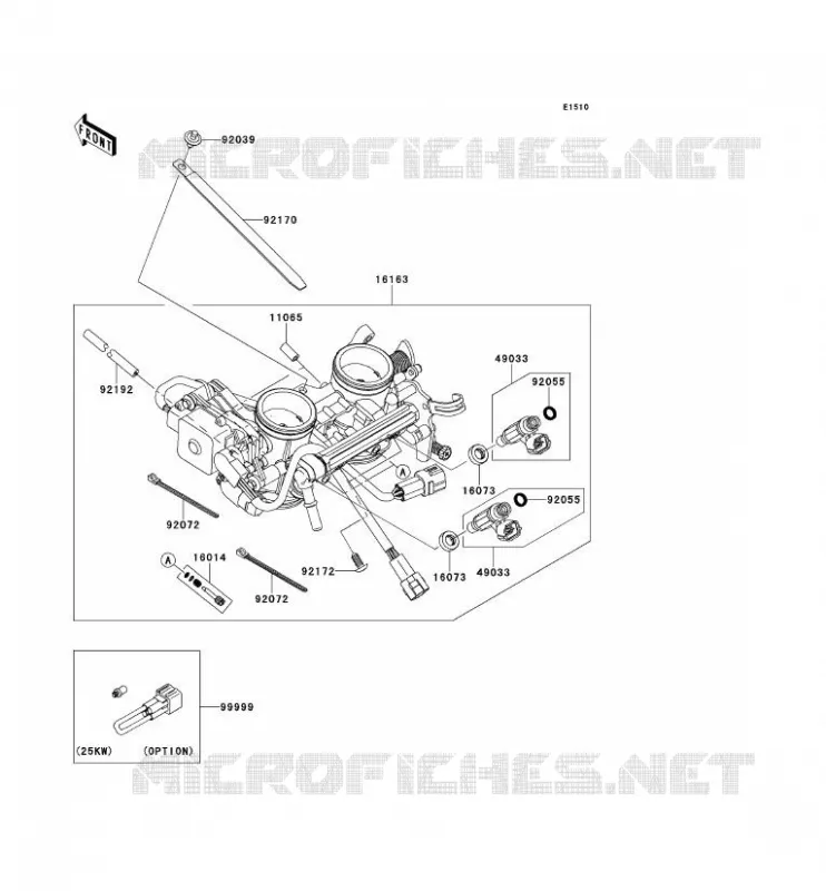 CARBURETOR Kawasaki MOTOS 650 2009 VERSYS 650  KLE650A9F