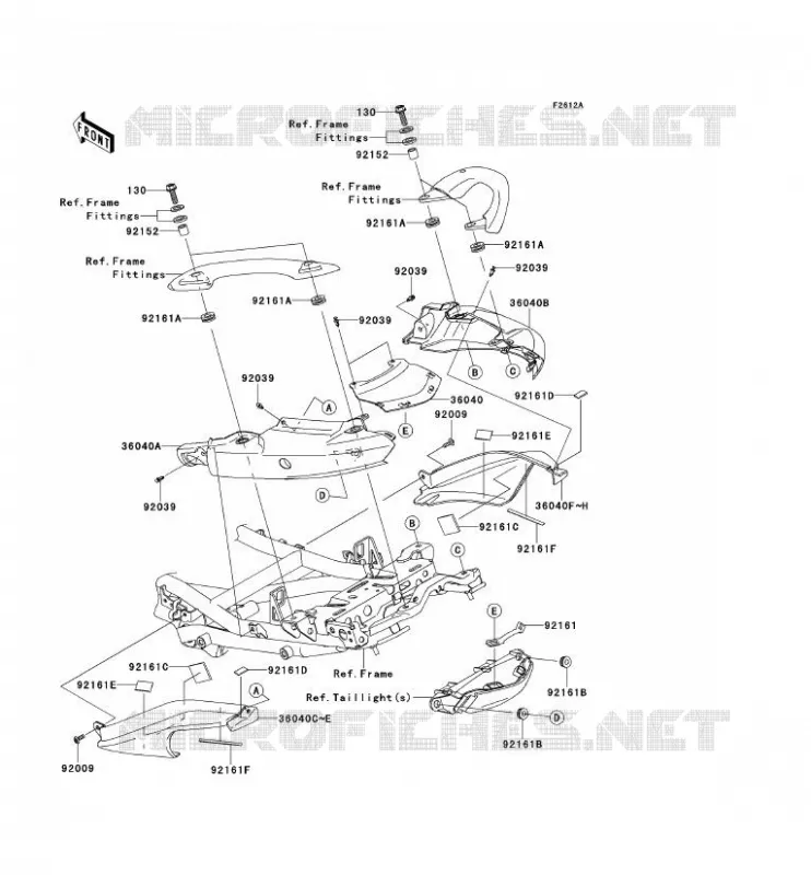 SEAT COVER Kawasaki MOTOS 650 2009 VERSYS 650  KLE650A9F