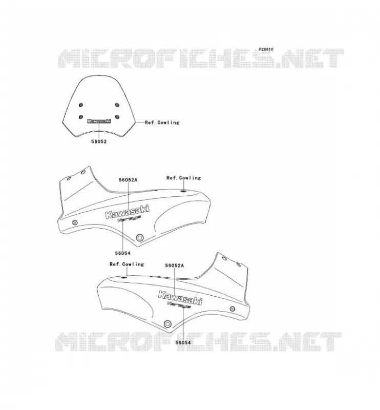 STICKER(BLUE)(BLACK)(BLACK) Kawasaki MOTOS 650 2009 VERSYS 650  KLE650A9F