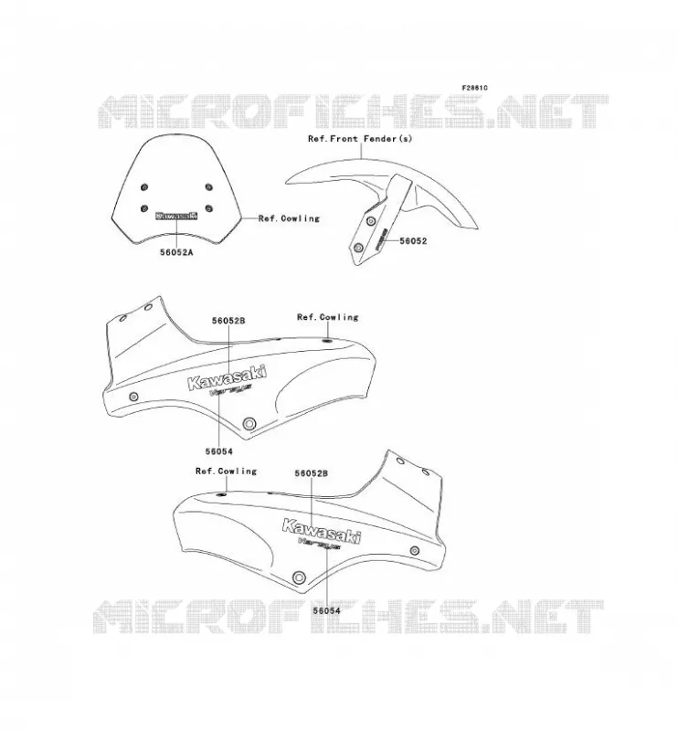 STICKER(BLUE)(BLACK)(BLACK) Kawasaki MOTOS 650 2009 VERSYS 650  KLE650B9F