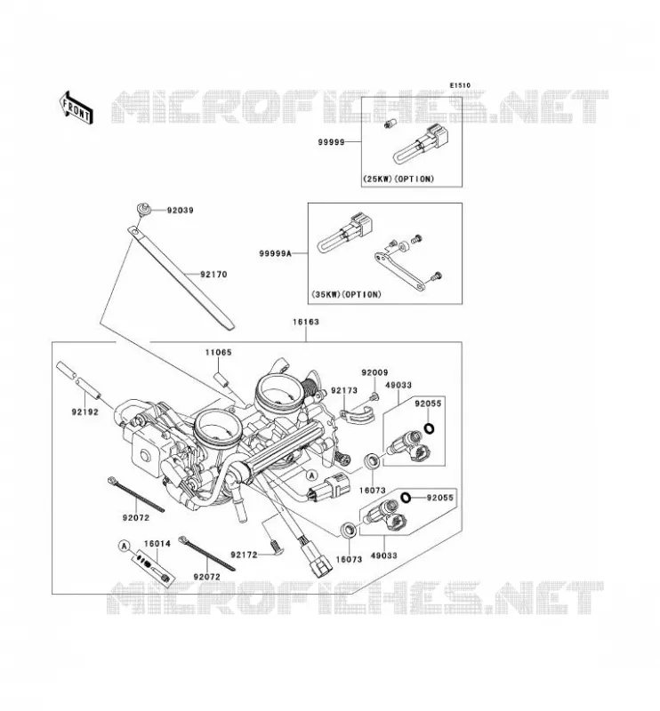 CARBURETOR Kawasaki MOTOS 650 2013 VERSYS 650  KLE650CDF