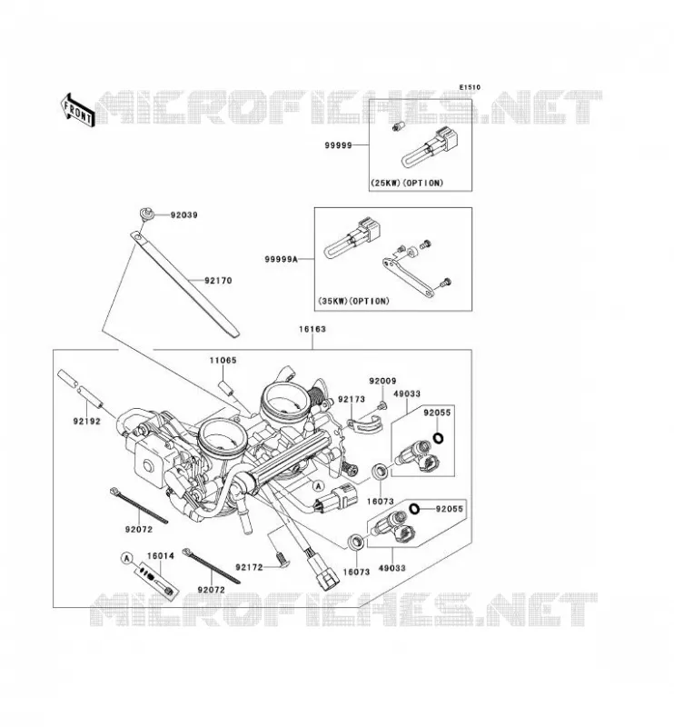 CARBURETOR Kawasaki MOTOS 650 2013 VERSYS 650  KLE650CDF