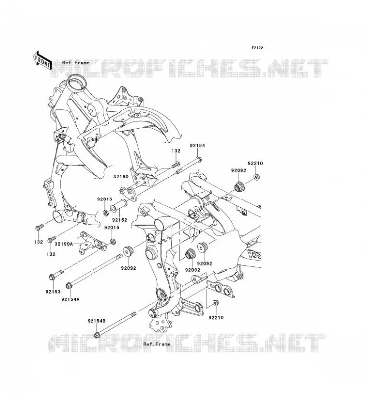 ENGINE MOUNT Kawasaki MOTOS 650 2013 VERSYS 650  KLE650CDF