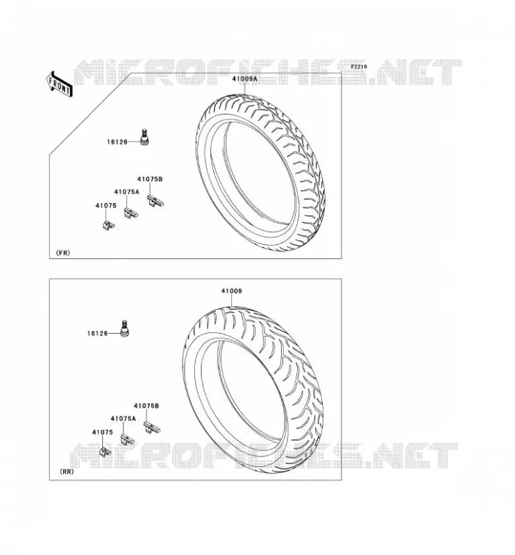 TIRES Kawasaki MOTOS 650 2014 VERSYS 650  KLE650CEF