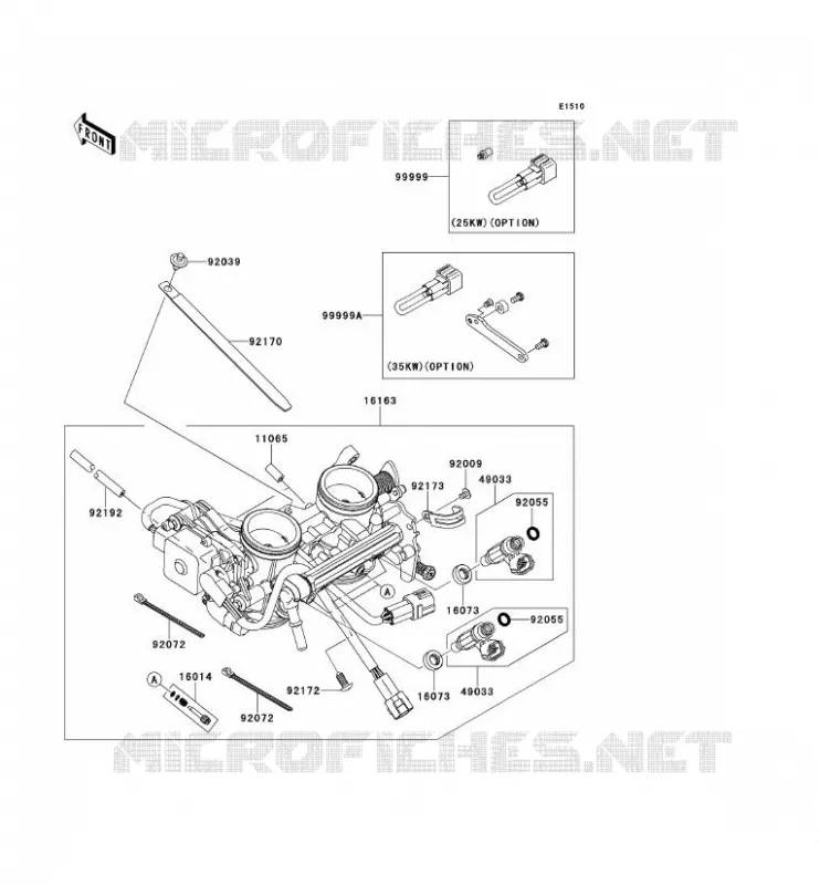 CARBURETOR Kawasaki MOTOS 650 2014 VERSYS 650  KLE650CEF