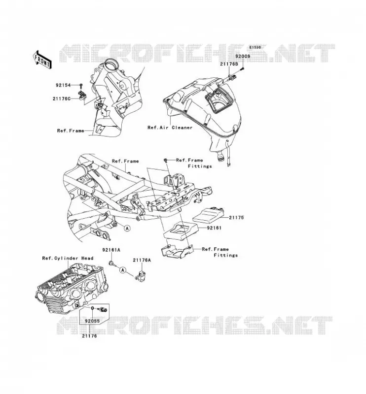 FUEL INJECTION Kawasaki MOTOS 650 2014 VERSYS 650 ABS  KLE650DEF