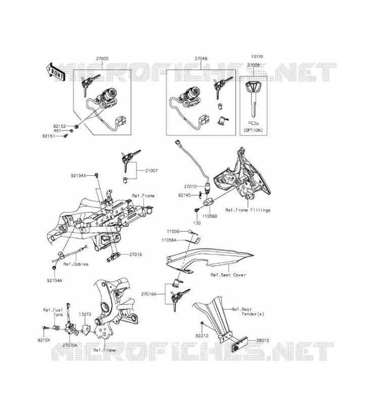 SWITCH Kawasaki MOTOS 650 2015 VERSYS 650  KLE650EFF