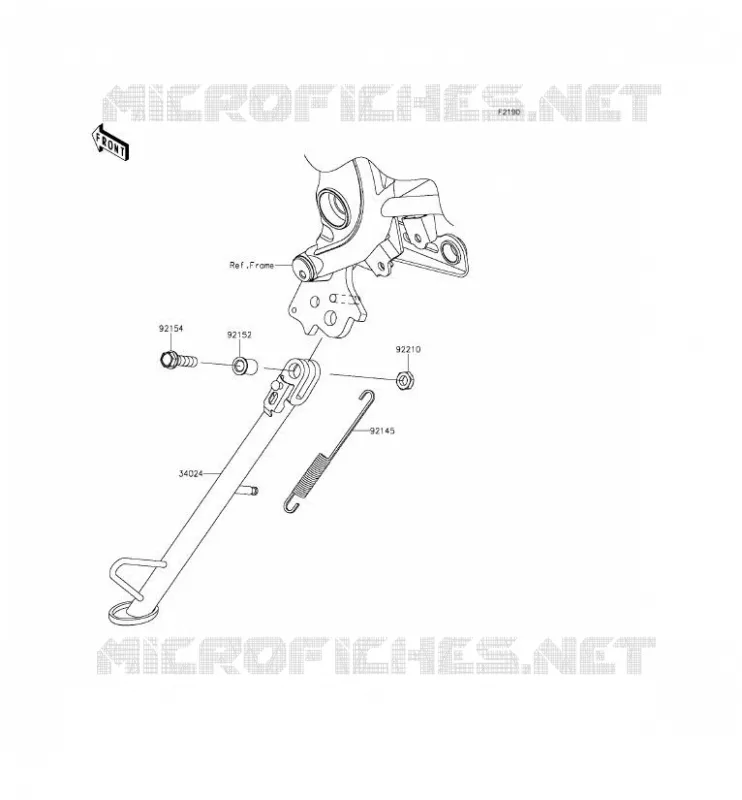 STAND Kawasaki MOTOS 650 2015 VERSYS 650  KLE650EFF