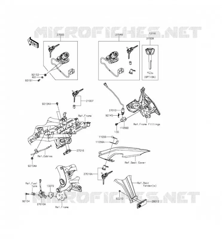SWITCH Kawasaki MOTOS 650 2015 VERSYS 650  KLE650EFF