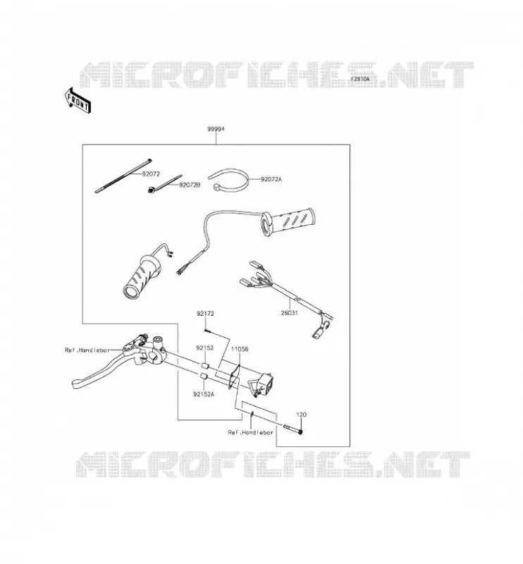 ACCESSORY (POIGNEES CHAUFFANTES) Kawasaki MOTOS 650 2016 VERSYS 650 ABS  KLE650FGF