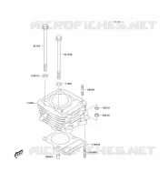 CYLINDER voor Kawasaki KLX125 2003