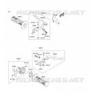 HANDLEBAR GRIP voor Kawasaki KLX125 2003