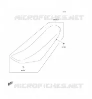 SEAT voor Kawasaki KLX125 2003