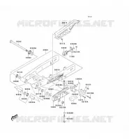 SWINGARM voor Kawasaki KLX125 2003