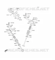 VALVE   CAMSHAFT voor Kawasaki KLX125 2003