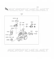 CARBURETOR voor Kawasaki KLX125 2011