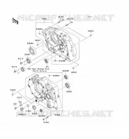 CRANKCASE(S) voor Kawasaki KLX125 2011