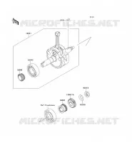 CRANKSHAFT voor Kawasaki KLX125 2011