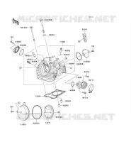 CYLINDER HEAD voor Kawasaki KLX125 2011