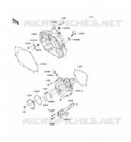 ENGINE COVERS voor Kawasaki KLX125 2011