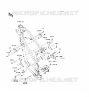 ENGINE MOUNT voor Kawasaki KLX125 2011