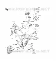 FRAME PARTS (COUVERTURE) voor Kawasaki KLX125 2011