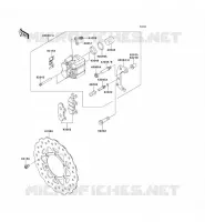 FRONT BRAKE voor Kawasaki KLX125 2011