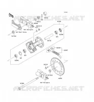 REAR HUB voor Kawasaki KLX125 2011