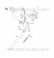 STAND voor Kawasaki KLX125 2011