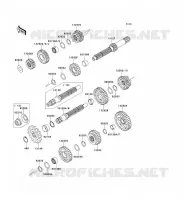 TRANSMISSION voor Kawasaki KLX125 2011