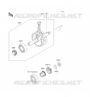 CRANKSHAFT voor Kawasaki KLX125 2012