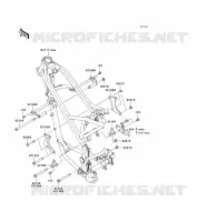 ENGINE MOUNT voor Kawasaki KLX125 2012